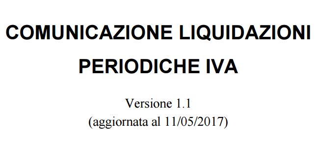 Comunicazione Liquidazioni Periodiche Iva | 4x4 System